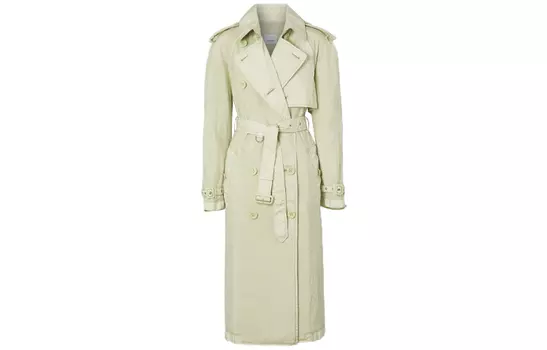 Burberry Женский Тренч, цвет Mist Green