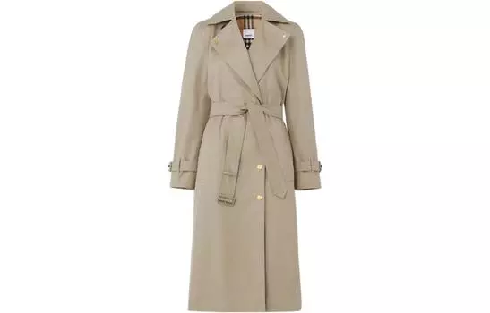 Burberry Женский тренчкот SS22, коричневый
