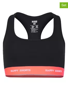 Бюстье Happy Shorts 2er Set s, цвет schwarz/orange