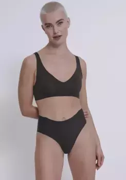 Бюстье Sloggi "ZERO Feel 2.0 Bralette", бесшовное и невидимое, черный