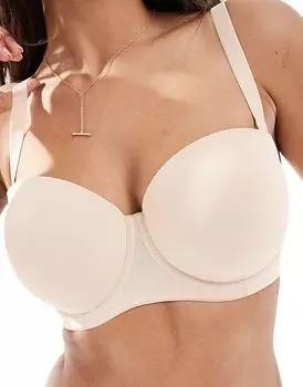 Бюстгальтер-бандо без бретелек Michelle Fuller Bust бежевого цвета Dorina