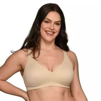 Бюстгальтер Beauty Back простого размера без косточек с подъемом 72164 Vanity Fair Lingerie, цвет damask neutral