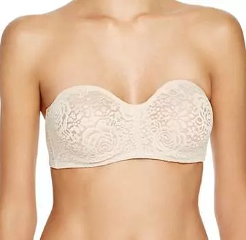 Бюстгальтер без бретелек Halo Lace Natural Nude Wacoal