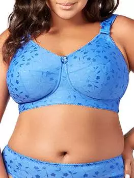 Бюстгальтер без косточек Elila Women's Sidney Jacquard, синий