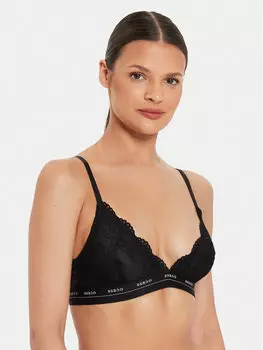 Бюстгальтер без косточек Guess, черный