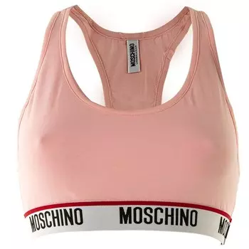 Бюстгальтер без косточек Moschino, розовый