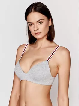 Бюстгальтер без косточек Tommy Hilfiger, серый