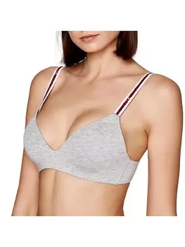 Бюстгальтер без косточек Tommy Hilfiger, серый