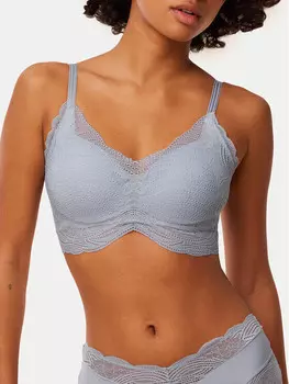 Бюстгальтер без косточек Triumph, синий