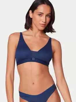 Бюстгальтер без косточек Triumph, темно-синий