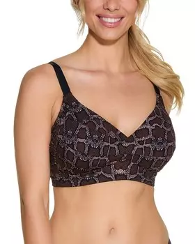 Бюстгальтер-бралетт Cosabella Free Cut Print Curvy Sweetie, черный