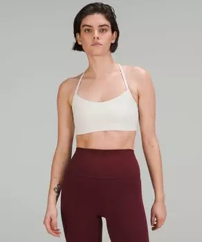 Бюстгальтер Flow Y Nulu Lululemon, белый