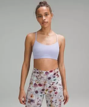 Бюстгальтер Flow Y Nulu Lululemon, сиреневый