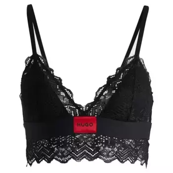 Бюстгальтер HUGO Rl Lace, черный