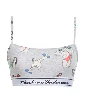 Бюстгальтер Moschino, светло-серый