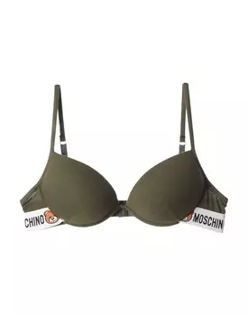 Бюстгальтер Moschino, зеленый