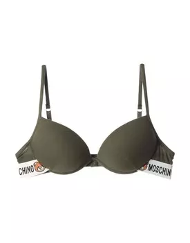 Бюстгальтер Moschino, зеленый