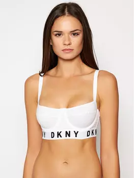 Бюстгальтер на косточках Dkny, белый