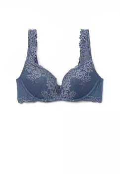 Бюстгальтер на косточках INTIMISSIMI Push-up Bra, синий