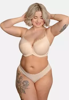 Бюстгальтер на косточках PURE CONSCIOUS SugarShape, светло-коричневый