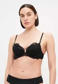 Бюстгальтер на косточках THE ICON PADDED PLUNGE Ann Summers, черный