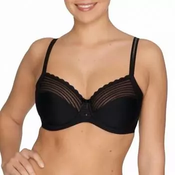 Бюстгальтер на косточках Twist Tresor черного цвета PrimaDonna