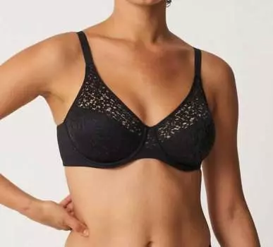 Бюстгальтер Norah Comfort на косточках черного цвета Chantelle