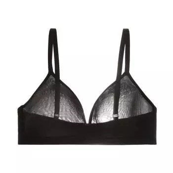 Бюстгальтер Oysho Polyamide Spacer Triangle, черный