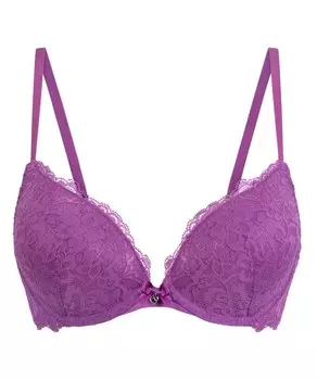 Бюстгальтер пуш-ап Hunkemller Marine, фиолетовый