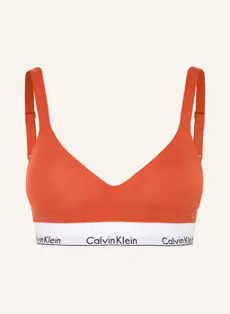 Бюстгальтер пуш-ап icon хлопок модал Calvin Klein, красный