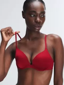 Бюстгальтер пуш-ап Savage X Fenty Microfiber, цвет Red Cognac