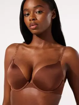 Бюстгальтер пуш-ап Savage X Fenty Microfiber, цвет Brown Sugar Nude