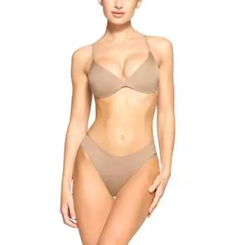 Бюстгальтер Push Up Wireless Form из глины SKIMS, цвет clay