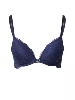 Бюстгальтер с эффектом пуш-ап Hunkemller, темно-синий