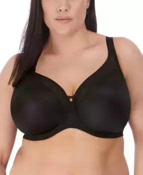 Бюстгальтер с гладкой чашкой на косточках без поролона EL4301 Plus Size Elomi, черный