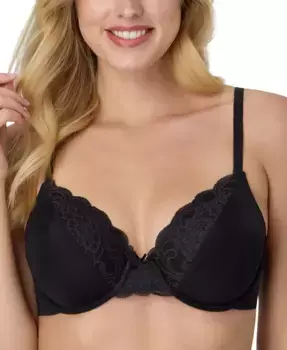 Бюстгальтер с косточками Comfort Devotion Extra Coverage Lace Shaping 9404 Maidenform, черный
