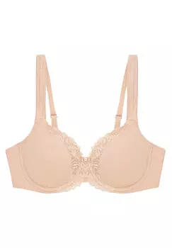 Бюстгальтер с косточками Triumph Modern Lace + Cotton, цвет Neutral Beige