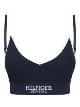 Бюстгальтер с логотипом Tommy Hilfiger, синий