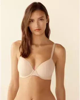 Бюстгальтер с пеной и на косточках DKNY, цвет Natural