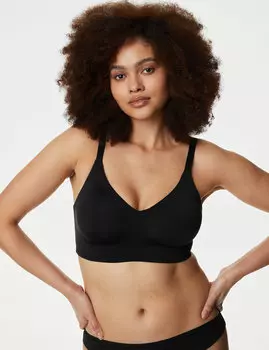 Бюстгальтер с полной чашкой Flexifit без косточек A-E Body, черный