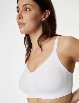 Бюстгальтер с полной чашкой Flexifit без косточек F-H Body, белый