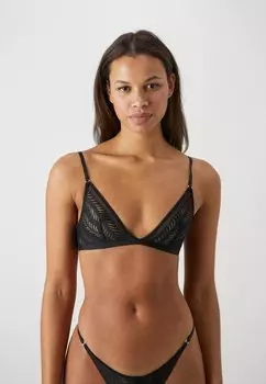 Бюстгальтер с треугольной чашкой Calvin Klein Underwear, черный
