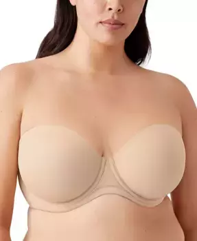 Бюстгальтер Strapless на косточках Red Carpet Full Figure 854119, до чашки I Wacoal, коричневый/бежевый