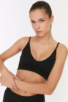 Бюстгальтер Trendyol спортивный, черный