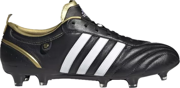 Бутсы Adidas Adipure FG 'Black Gold Metallic', черный