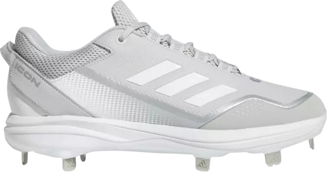 Бутсы Adidas Icon 7 'Team Light Grey Silver Metallic', серый