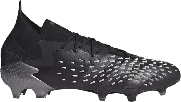 Бутсы Adidas Predator Freak.1 FG 'Demonskin - Black Grey', черный