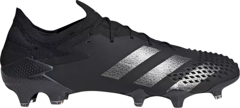 Бутсы Adidas Predator Mutator 20.1 FG 'Demonskin - Black Silver Metallic', черный