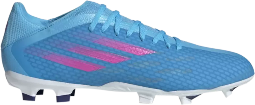 Бутсы Adidas X Speedflow.3 FG 'Sky Rush Team Shock Pink', синий