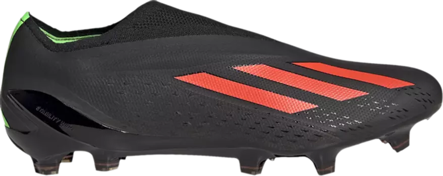 Бутсы Adidas X Speedportal+ FG 'Black Solar Red', черный